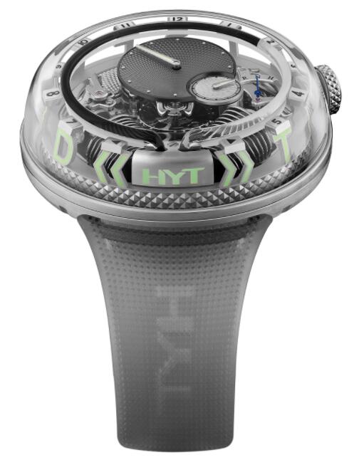 Replica HYT H²0 Time Is Fluid Black 251-AD-464-BF-RU Watch